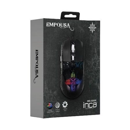 Inca Empousa IMG-355GX Siyah Optik Kablolu Oyuncu Mouse