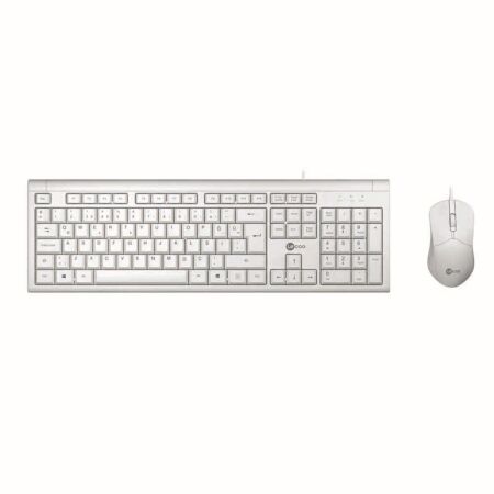 Lecoo CM101 Beyaz Kablolu Q Klavye Mouse Seti