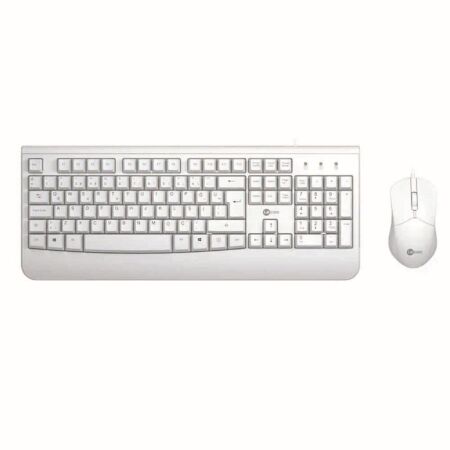 Lecoo CM105 Beyaz Kablolu Q Klavye Mouse Seti