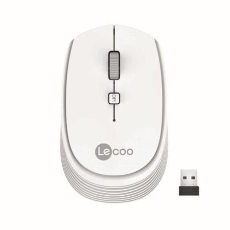 Lecoo WS202 Beyaz Optik Kablosuz Mouse