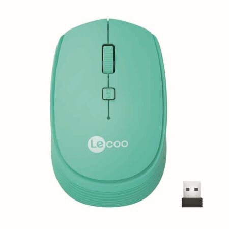 Lecoo WS202 Turkuaz Optik Kablosuz Mouse