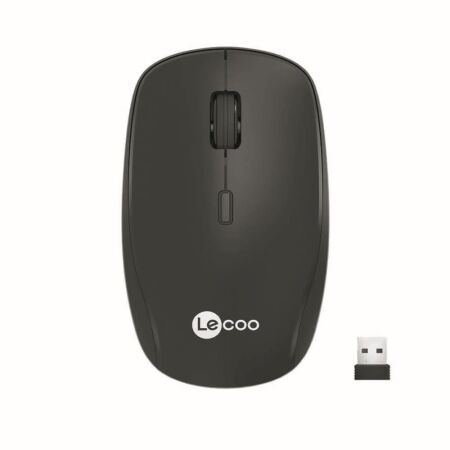 Lecoo WS203 Siyah Optik Kablosuz Mouse
