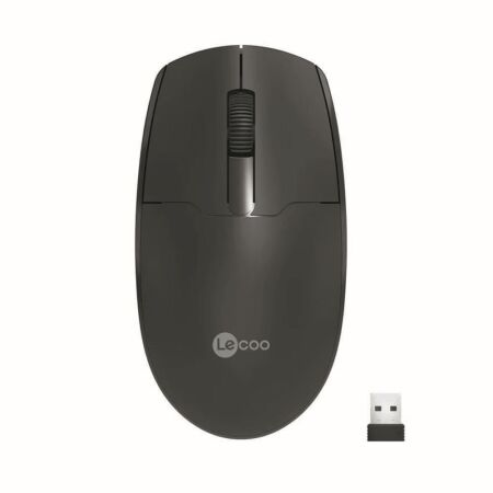 Lecoo WS204 Siyah Optik Kablosuz Mouse