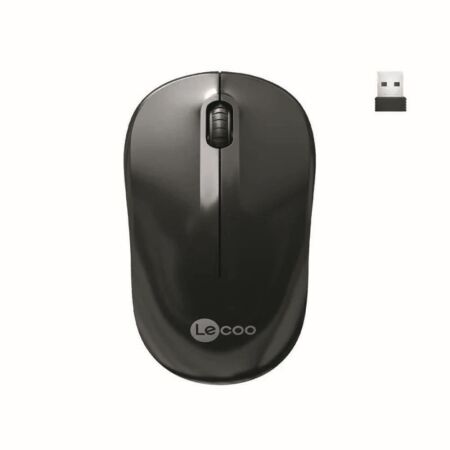 Lecoo WS206 Siyah Optik Kablosuz Mouse