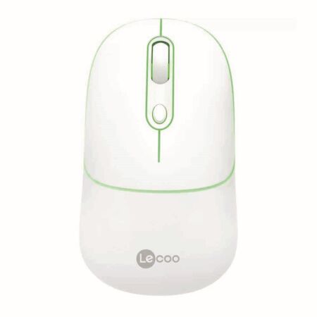 Lecoo WS210 Beyaz Optik Kablosuz Mouse