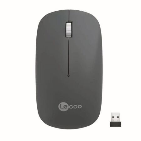 Lecoo WS214 Gri Optik Kablosuz Mouse