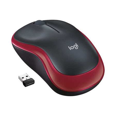 Logitech M185 910 002237 Kırmızı Optik Kablosuz Mouse