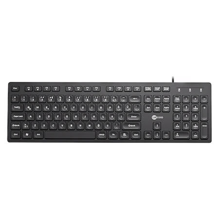 Lecoo KB102 Siyah Kablolu Q Klavye