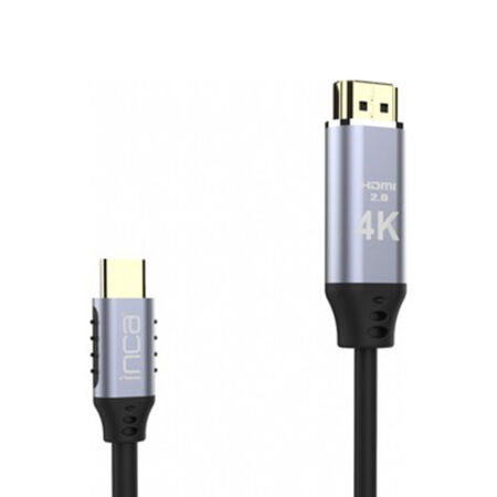 Inca ITCH-02TX Type C To HDMI 4K Altın Uçlu Kablo 2m