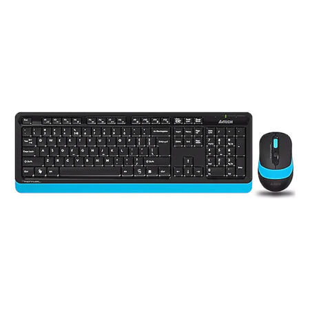 A4 Tech FG1010 Siyah Mavi Kablosuz Q Klavye Mouse Seti