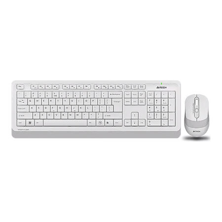 A4 Tech FG1010 Beyaz Kablosuz Q Klavye Mouse Seti