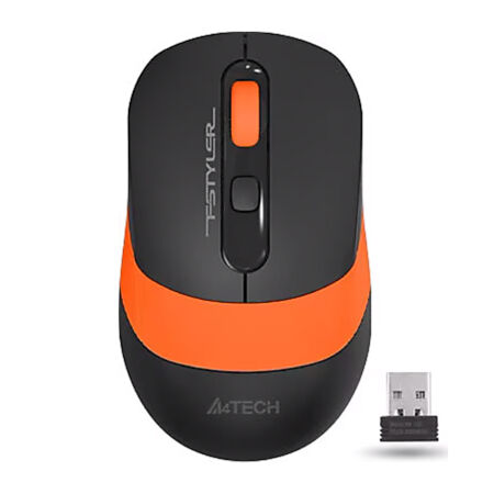 A4 Tech FG10 Siyah Turuncu Optik Kablosuz Mouse