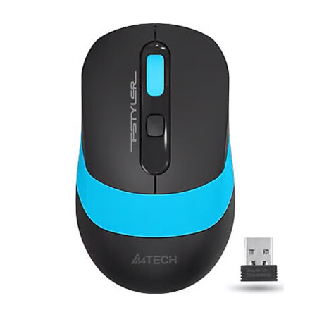 A4 Tech FG10 Siyah Mavi Optik Kablosuz Mouse
