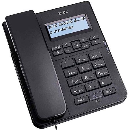 Karel TM-145 Ekranlı Analog Masaüstü Telefon