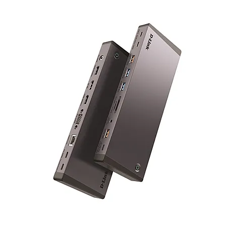 D-Link DUB-C118 18’i 1 Arada Thunderbolt 4 Docking Station Çift HDMI 4K 60 Hz 40 Gbps