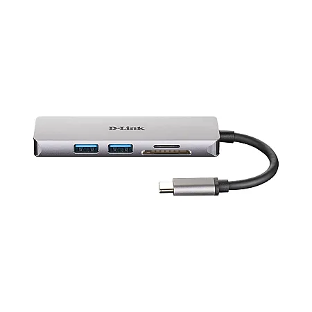 D-Link DUB-M530 Type-C 5’i 1 Arada HDMI Görüntü Aktarım ve SD/MicroSD Kart Okuyucu Adaptör