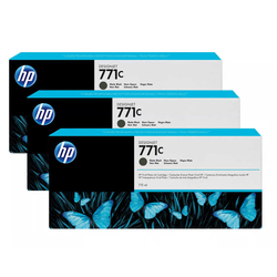 HP 771c-B6Y31A Mat Siyah Orijinal Kartuş 3Lü Paket