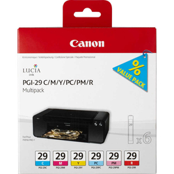 Canon PGI-29/4873B005 C/M/Y/PC/PM/R Orijinal Kartuş Paketi