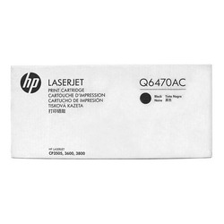 HP 501A (Q6470AC) Siyah Orijinal Toner