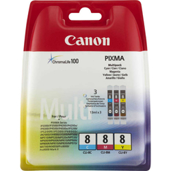 Canon CLI-8C/CLI-8M/CLI-8Y/0621B029 Orijinal Kartuş Avantaj Paketi