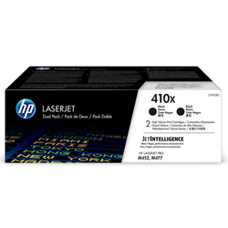 HP 410X (CF410XD) Siyah Orijinal Toner Yüksek Kapasiteli İkili Paket