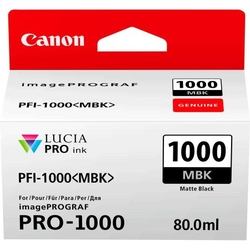 Canon PFI-1000MBK/0545C001 Mat Siyah Orijinal Kartuş