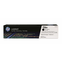 HP 126A (CE310AD) Siyah Orijinal Toner İkili Paket