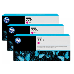 HP 771c-B6Y33A Kırmızı Orijinal Kartuş 3Lü Paket