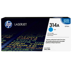 HP 314A (Q7561A) Mavi Orijinal Toner
