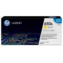 HP 650A (CE272A) Sarı Orijinal Toner