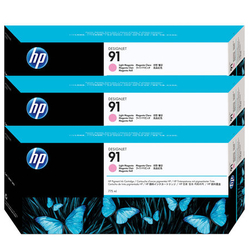 HP 91-C9487A Açık Kırmızı Orijinal Kartuş 3Lü Paket